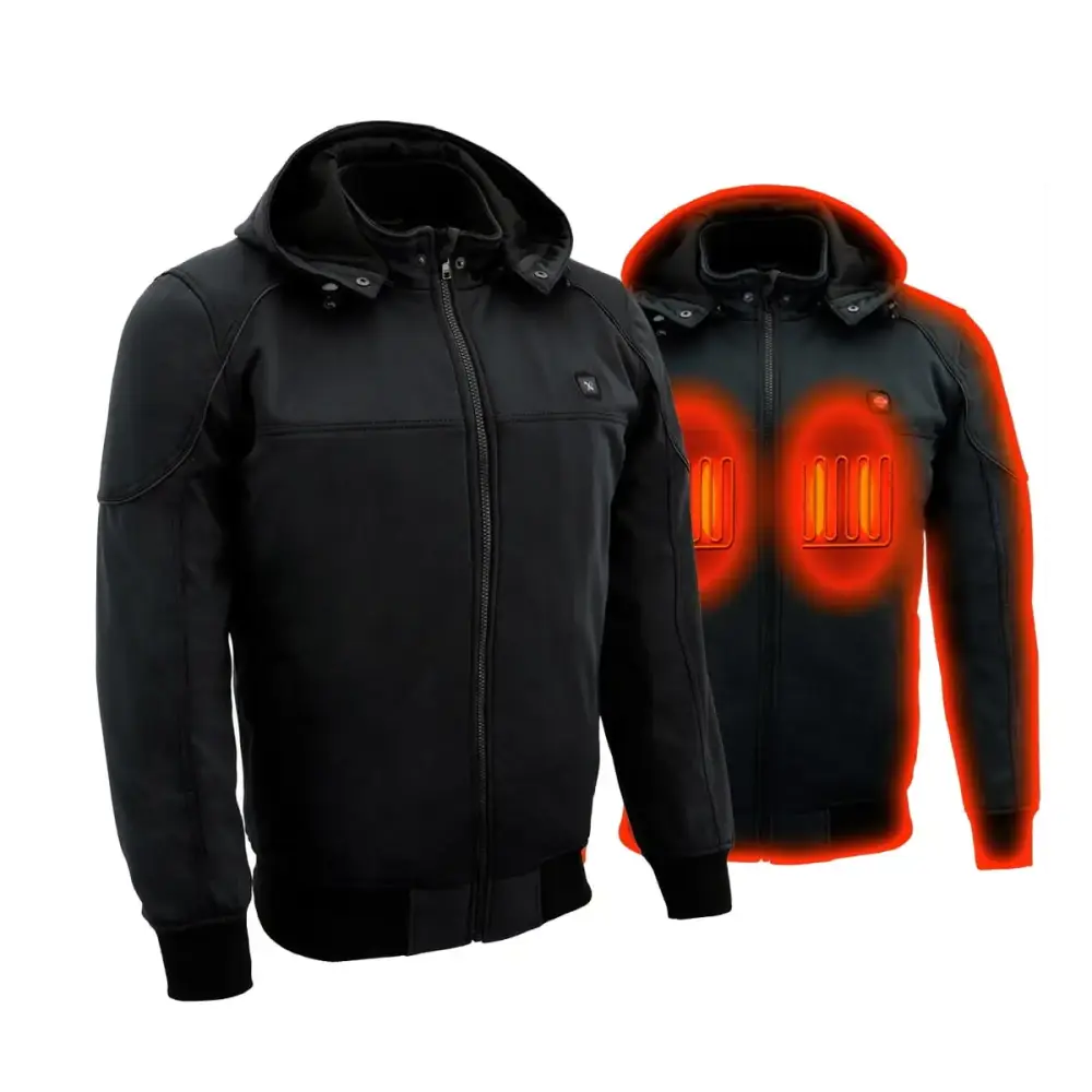 NexGen Heat Men's 'Igniter' Soft-Shell Heated Hooded Jacket M