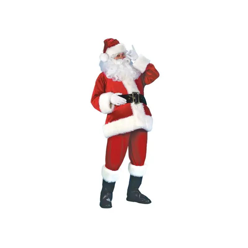 Fun World Deluxe Santa Suit 1 Pack with Hat and Belt