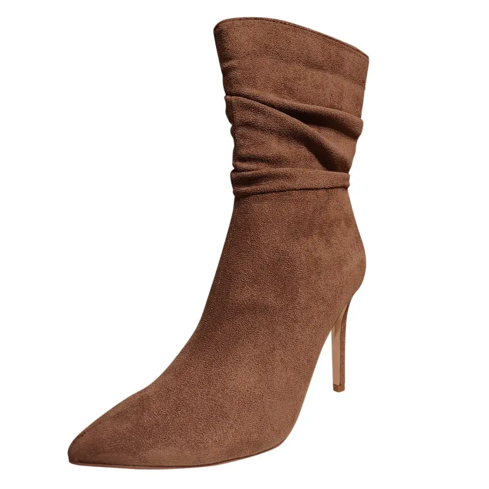 ZAROYEAX Women Ladies Boot Casual Shoes Fashion Stiletto Ankle Boots Motorcycle Boots Mid Boots