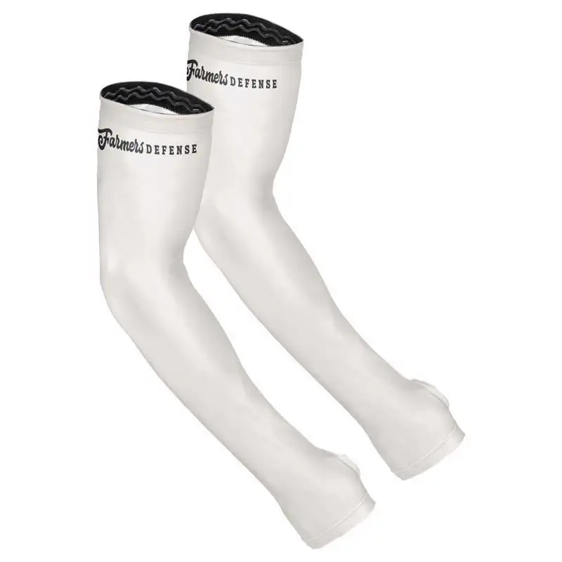 Farmers Defense L/XL Polyester/Spandex Cream Protection Sleeves Pack of 3 for Sun and Work Protection