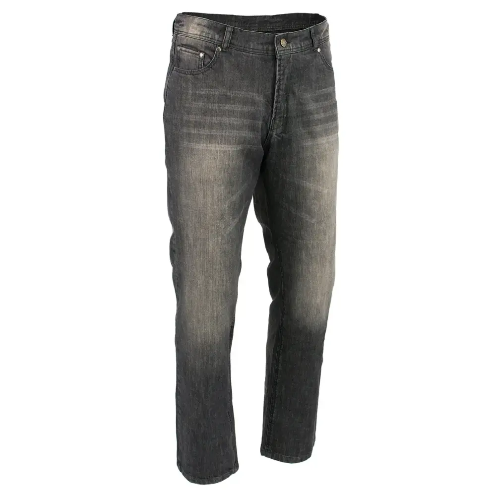 Milwaukee Leather MDM5000 Men's Black Armored Motorcycle Riding Denim Jeans Reinforced with Aramid Fibers 42