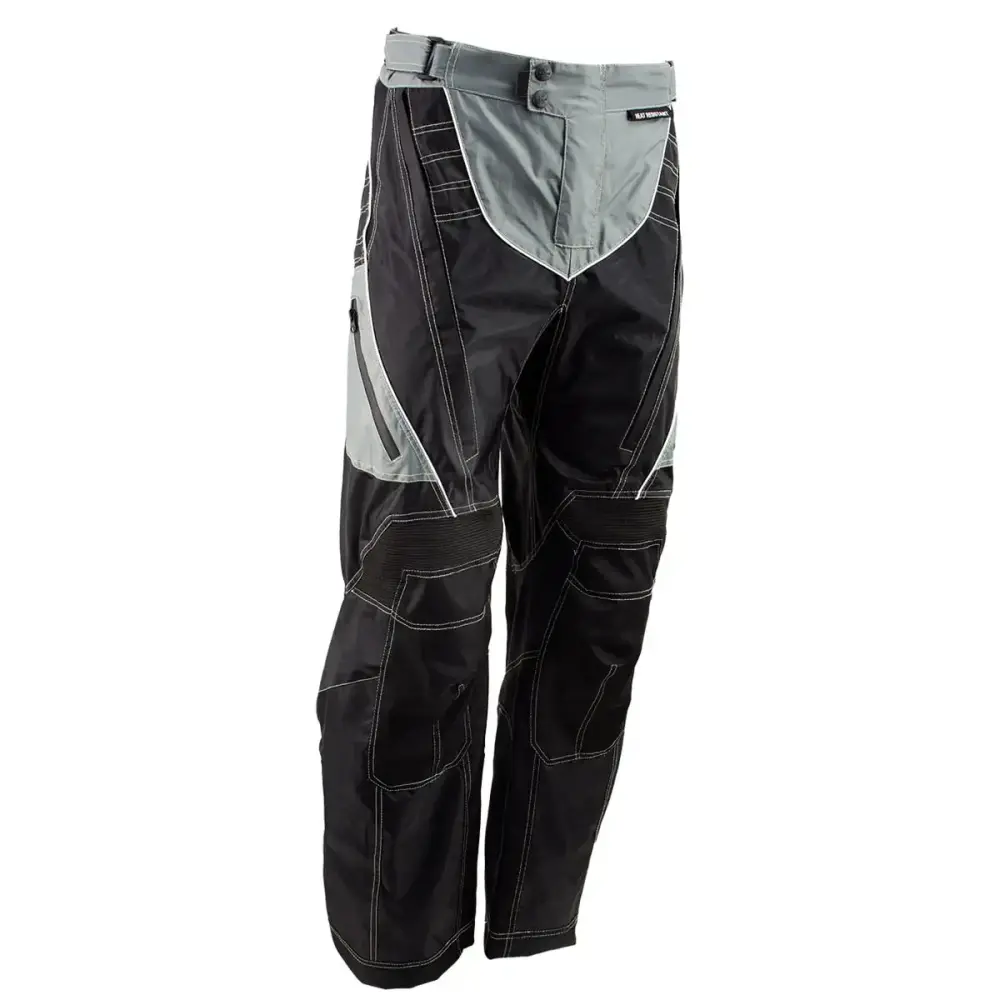 Xelement B4402 Men's Advanced Black and Grey Advanced X-Armored Tri-Tex Fabric Motorcycle Pants 30