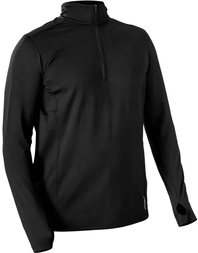 Castle X Regulator Mens 1/4 Zip Up Base Layer Top Black XL
