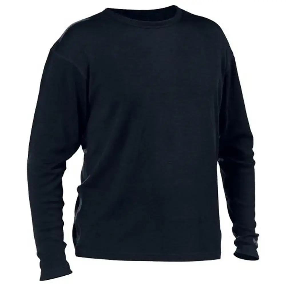 Minus 33 Light Weight Crew Neck Mens Merino Top Base Layer Black XS