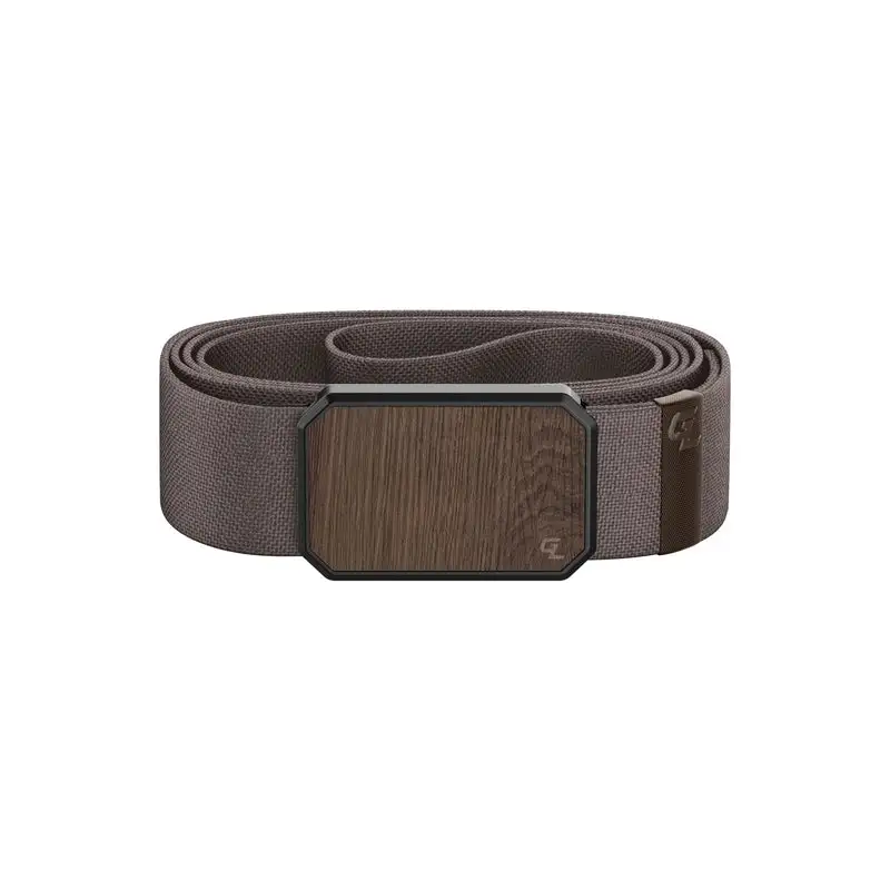 Groove Life 50 in. Fabric Belt 3 in. W Brown/Walnut Adjustable Waistband