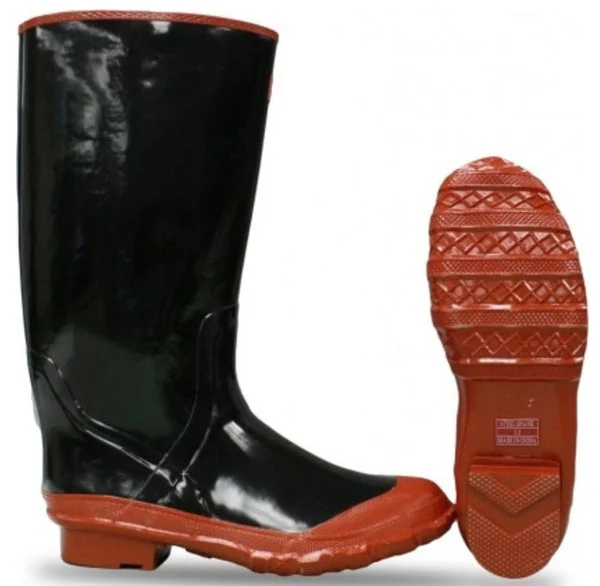 Boss 2KP522106 Over The Sock Knee Boot Black 6 x 15 Inch Work Boots