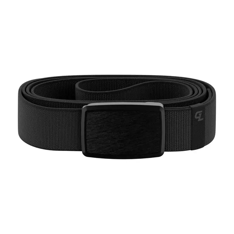 Groove Life 41 in. 50 in. Polyester Low Profile Belt 1.14 in. W Black for Men & Women