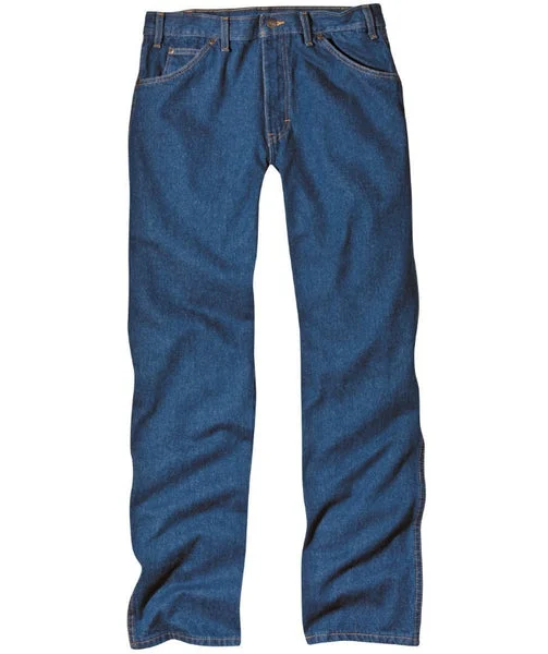 Dickies 9393RNB3034 Men's Regular Fit 5-Pocket Jeans 30x34 Indigo Blue Denim Pants