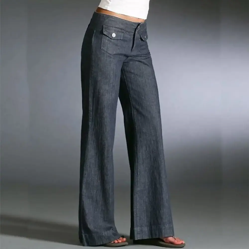 Jyeity 2023 Fall Women'S Fashion Trends. Solid Pants Hippie Punk Trousers Streetwear Jogger Pocket Loose Overalls Long Pants Womens Pants Elastic Waist Black Size S(US:4)