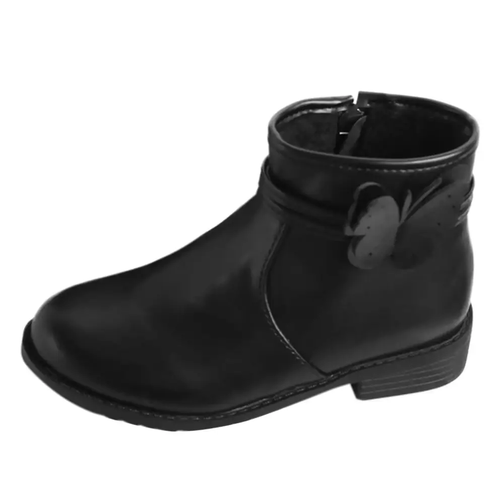 eileial Girls Boys Glitter Ankle Boots Mid Calf Square Toe Glitter Toddler Western Cowboy Boot Little Kid Big Kid Riding Shoes.Black 12