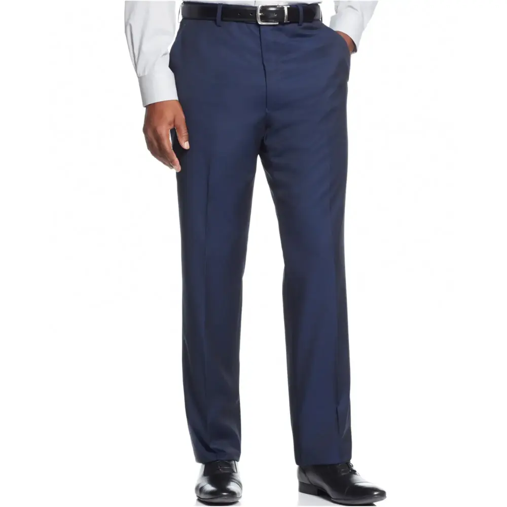 Shaquille O'neal Mens Wool Dress Pants Slacks. Blue. 54W x 38L
