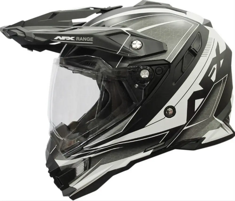 AFX FX-41DS Range Dual Sport Motorcycle Helmet Matte Black LG
