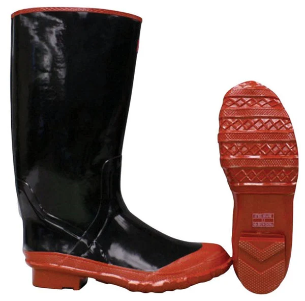 Boss 2KP522112 Black Red Over The Sock Knee Boot for Men