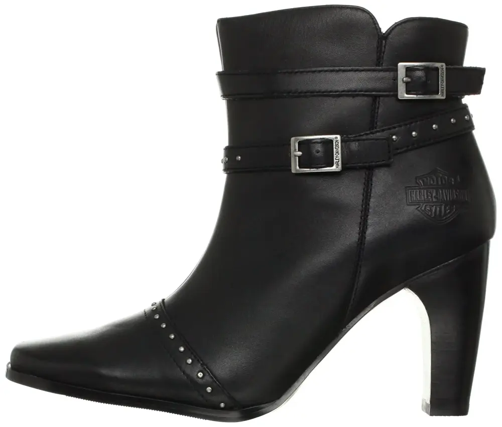 Stefanie Boots Black Genuine Leather D83558 - MGW-18678