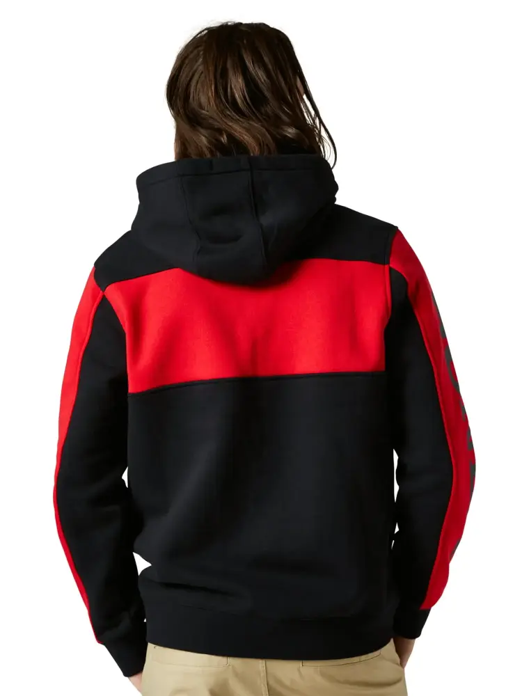 Fox Racing Men's Honda Zip Fleece BLACK/RED - MGW-13373