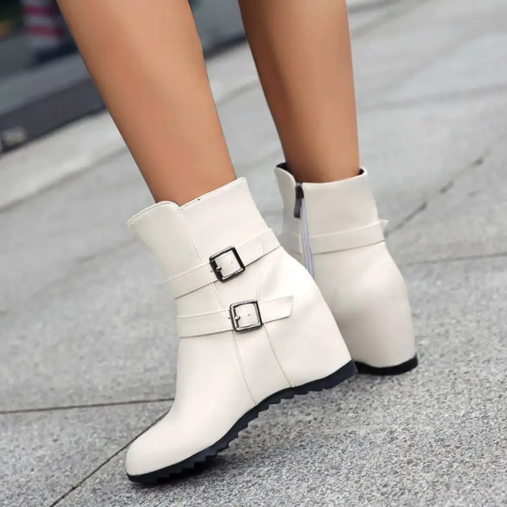 Black Fur Boots Short Boots for Women Long Women's Boots Fur Boots for Women Women Ankle Boots Comfortable Botas Mujer.Fashion Boots.Beige.40