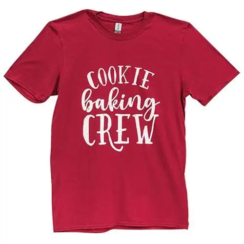 Cookie Baking Crew T-Shirt Cardinal Red XXL - Christmas Apparel