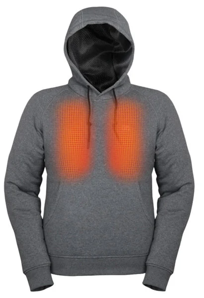 Mobile Warming MWJ19M08-22-04 Phase Heated Hoodie Jacket Gray Large