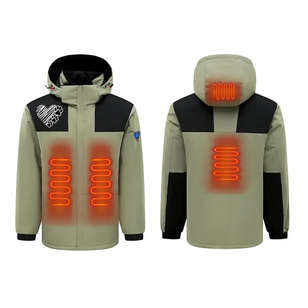 mnevn Heated Jackets for Men Men's Lightweight Jackets Mens Ski Jackets Clearance Sale Winter Trending Womens Clothes