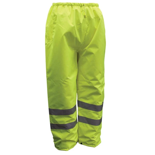 Boss 3NR40002X High Visibility Insulated Rain Pant 2XL Yellow