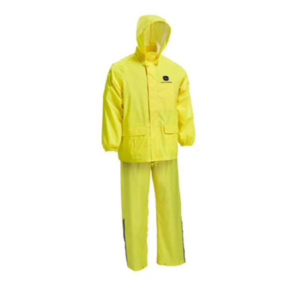West Chester JD44510 2XL Safety Yellow Rain Suit 2 Piece High Visibility