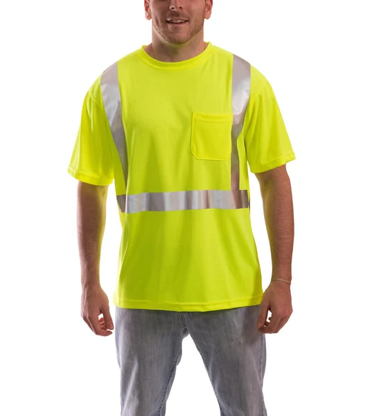 Tingley S75022.4X Job Sight Class 2 T-Shirt 4XL for High Visibility Work