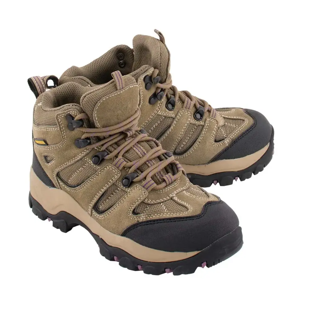 Milwaukee Leather MBL9496 Women's Brown Leather Lace-Up Waterproof Outdoor Hiking Boots | Shoes 7