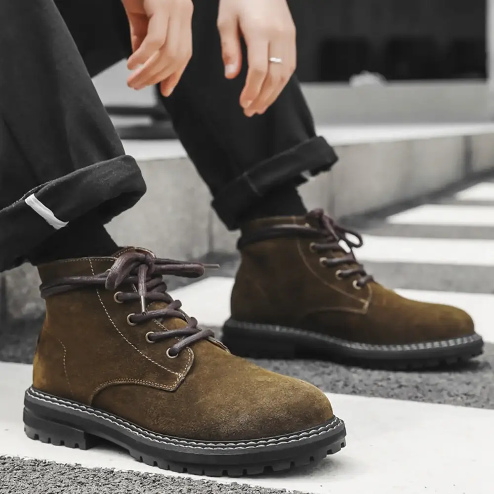 Hiking Boots Men Waterproof Shoes for Men Outdoor Padded - MGW-18479