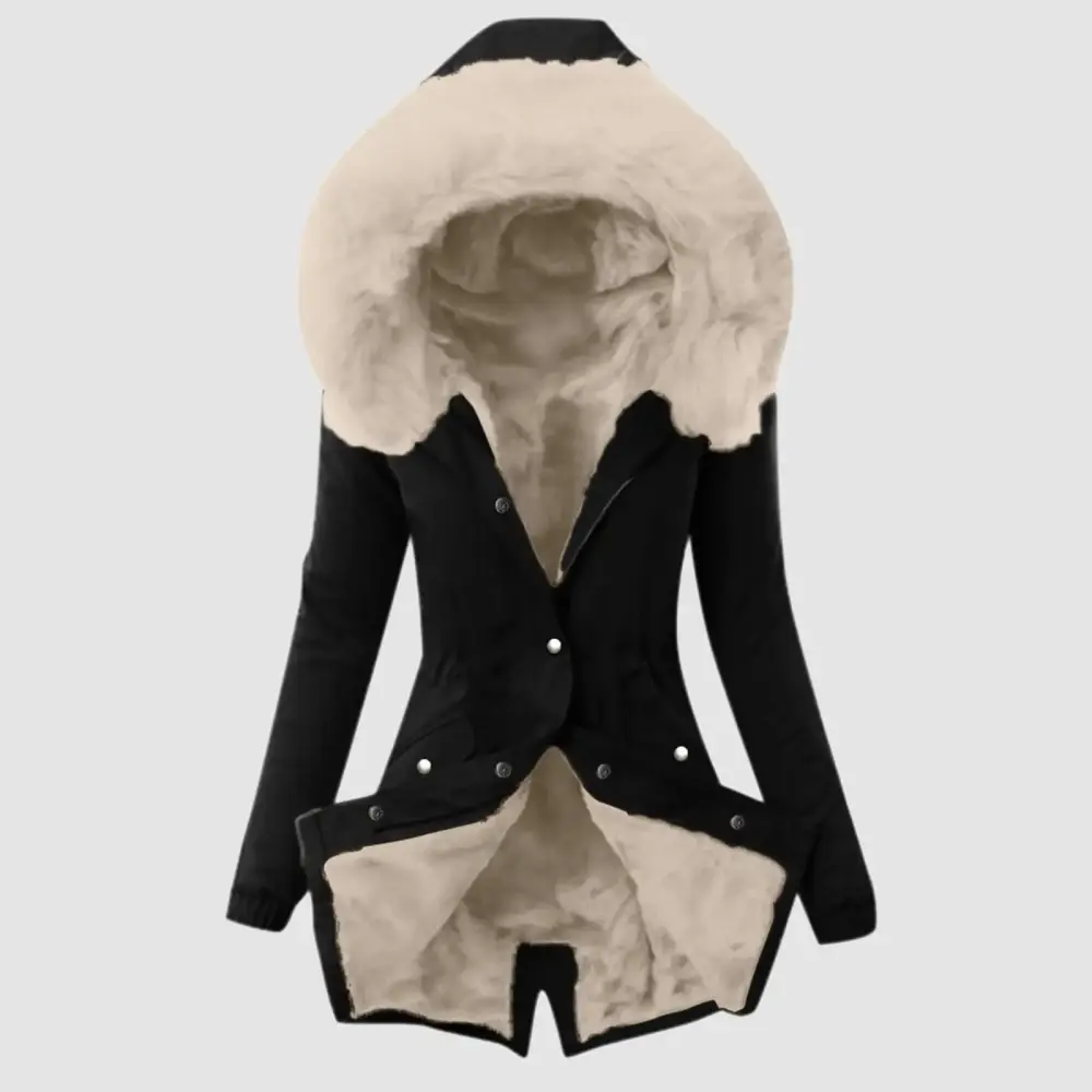 Deal Of the Day Deals Of the Week Clearance Fall Fashion Womens Fall Fashion 2024Women's Coat Jacket Long Sleeve Zipper Pocket Hooded Cotton Coat