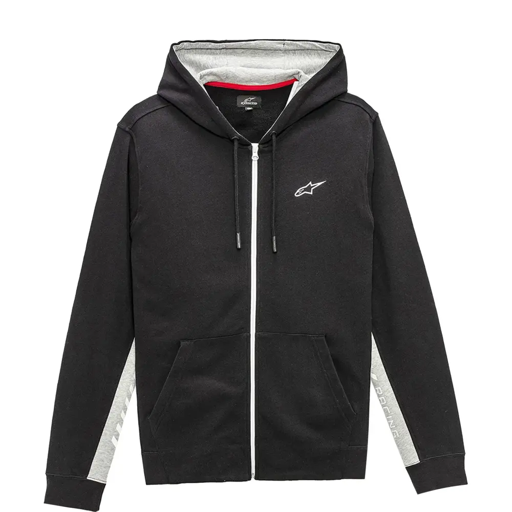 Alpinestars Claim Mens Zip Up Hoody Black MD - MGW-14326