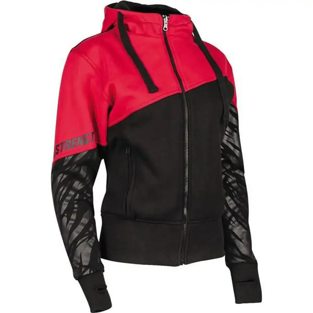 Speed & Strength Cat Outa Hell 2.0 Womens Armored Hoody. Red & Black - 2XL