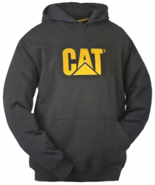 CAT Trademark Hooded Sweatshirt Black Medium