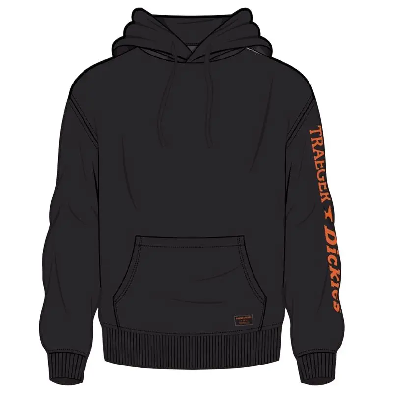 Dickies Traeger L Hoodie Black Men's Work Hooded Sweatshirt