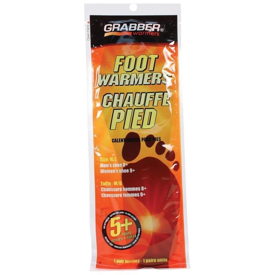 Grabber Insole Foot Warmer for Cold Weather Comfort and Warmth