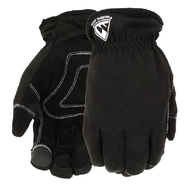 West Chester 96156BK-L Hi-Dexterity Insulated Winter Gloves for Cold Weather