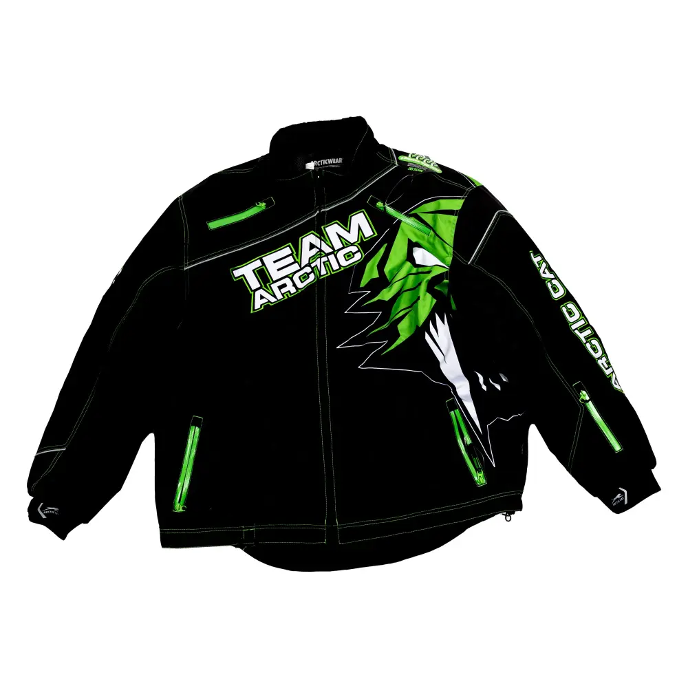 Arctic Cat 5250-209 Men's Pride Jacket Breathable Insulated Waterproof Lime Green Black