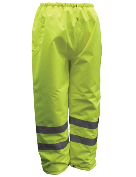 Boss 3NR4000M High Visibility Insulated Rain Pant Medium Yellow for Cold Weather