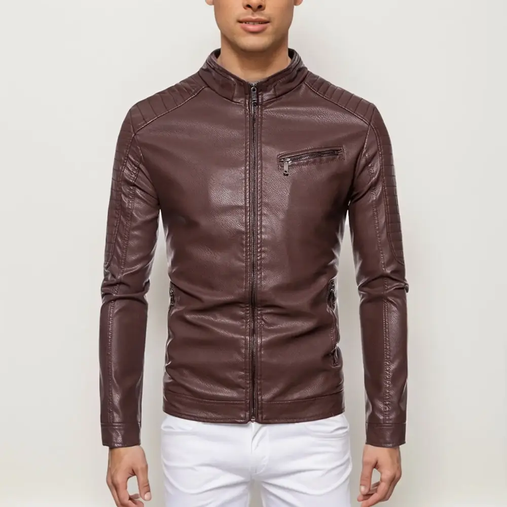 Coats for Mens Vintage Motorcycle Jacket Riding Motorbike Leather MOTORCYCLE JACKETS FOR MEN