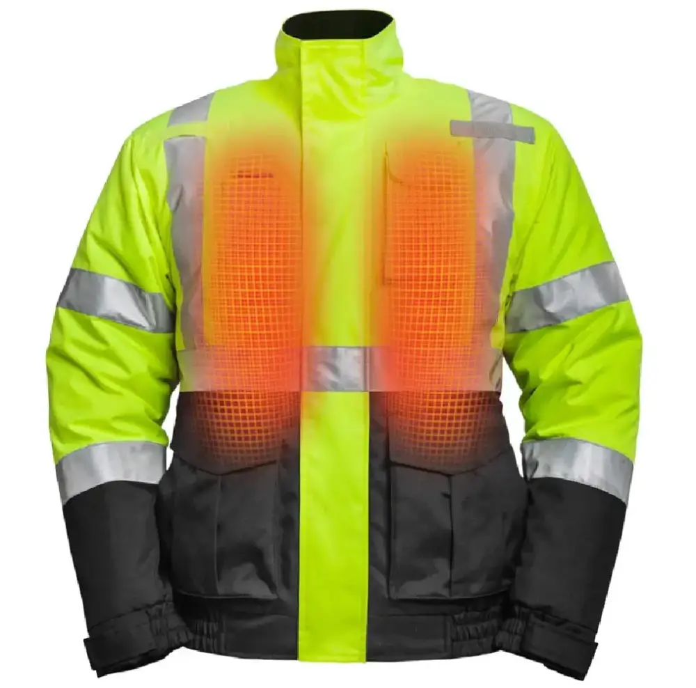 Mobile Warming MWJ19M08-22-04 Phase Heated Hoodie Jacket Gray Large