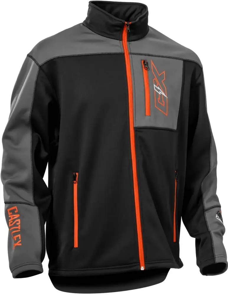 Castle X Fusion G5 Mens Mid-Layer Jacket Orange/Black/Charcoal XXL
