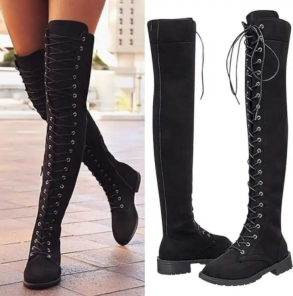 Ladies' sexy knee high boots. all season long boots. office banquet long boots