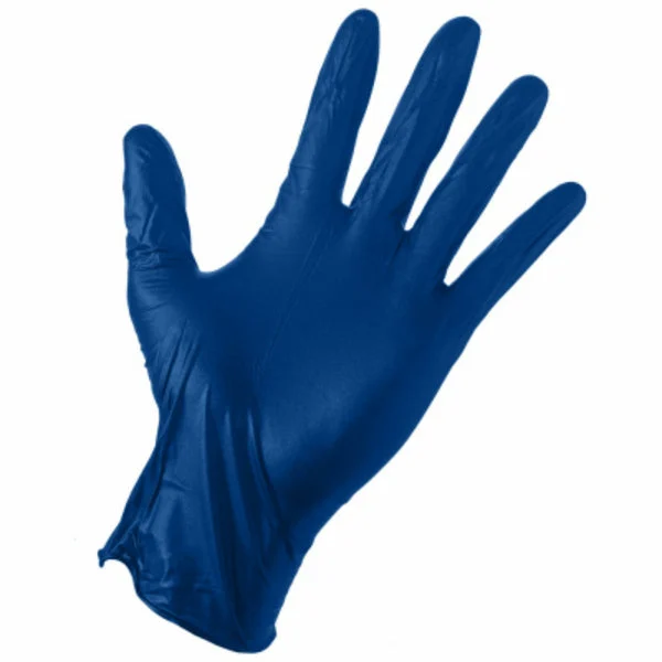 Grease Monkey 23555-110 Men's Heavy-Duty Fits All Latex Gloves Blue 50-Count for Work and Cleaning