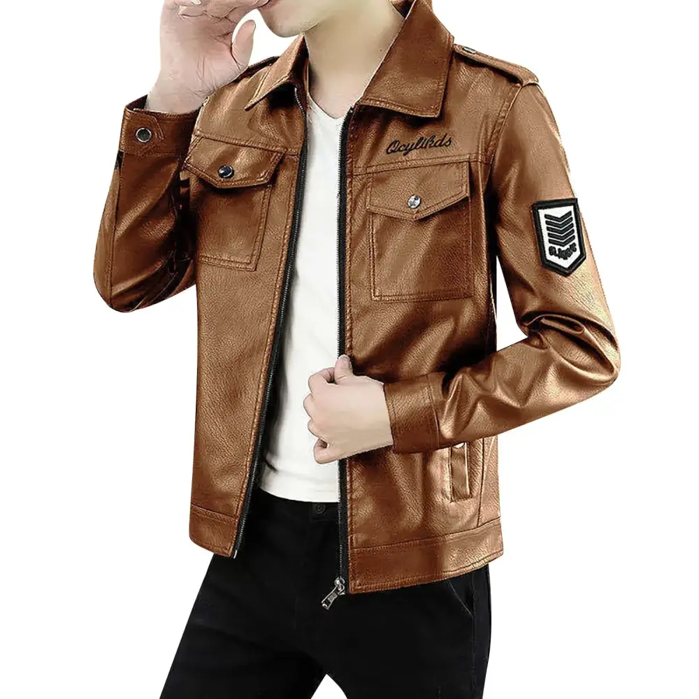 Men's Vintage Motorcycle Jacket Riding Motorbike Leather MOTORCYCLE JACKETS FOR MEN