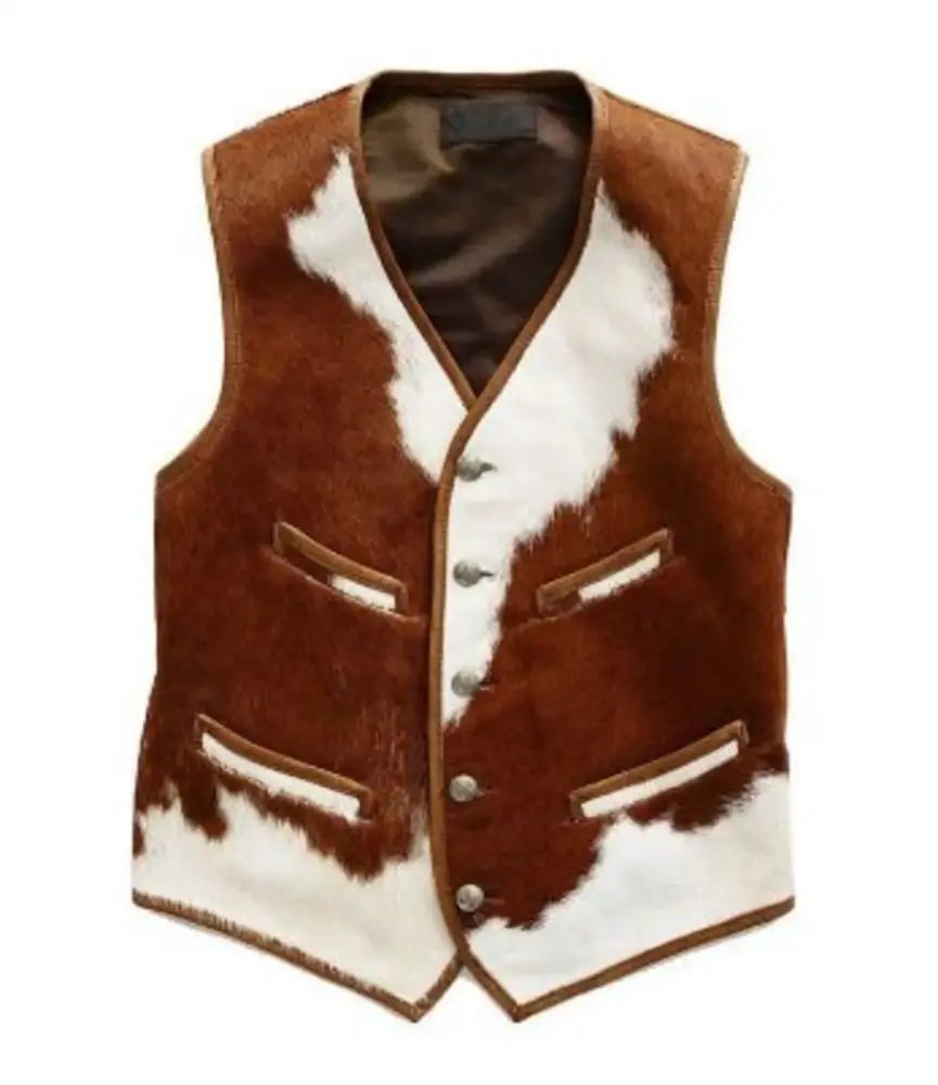 American Style Motorcycle Biker Vest Leather Jacket 100% Lambskin White Leather Vest for Womens