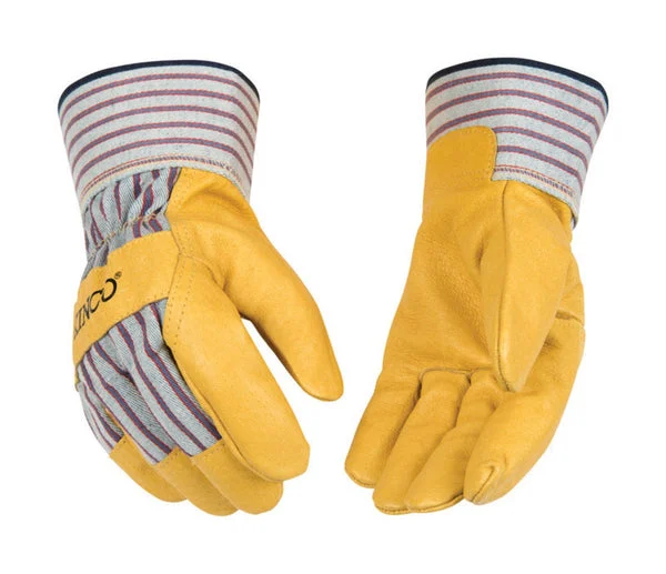 Kinco 1917-M Men's Grain Leather Palm Glove Medium for Work and Protection