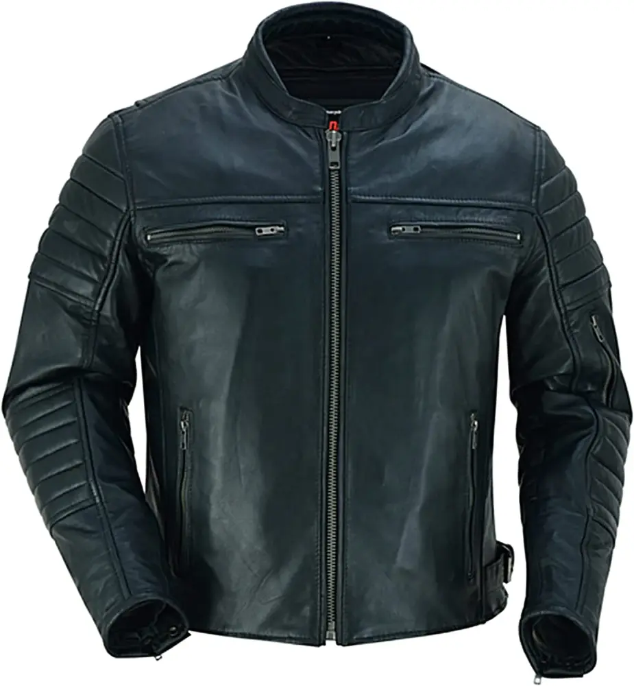 Daniel Smart Men's Motorcycle Leather Jacket - MGW-12865
