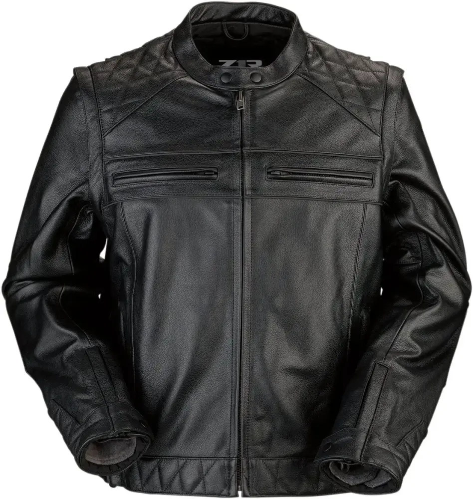 Z1R Ordinance 3 in 1 Mens Leather Jacket Black MD - MGW-12775