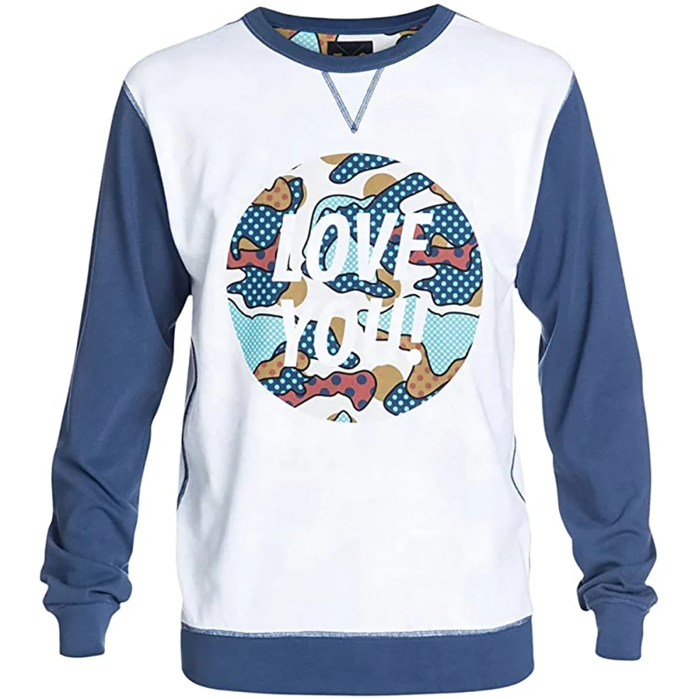 DC Cyrcle Love You Men's Long-Sleeve Shirts - Unique Graphic Design Comfort Fit