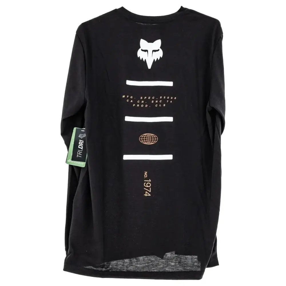 Fox Racing Men's Magnetic Ls Tech Tee BLK - MGW-25604