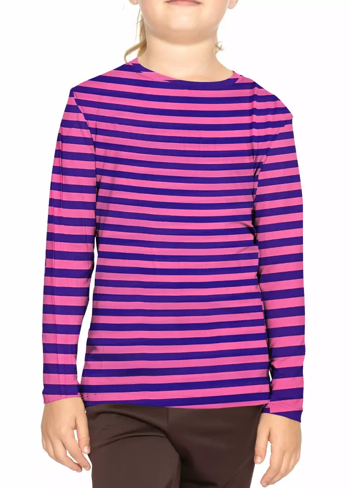 Girls Oh So Soft Long Sleeve Top Child Size 6-14 Stretch Is Ease Comfortable Shirt